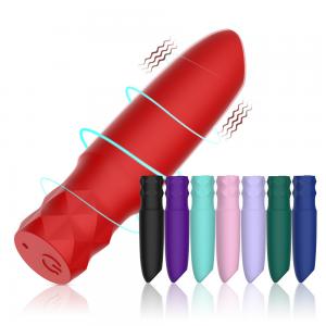 Rechargeable Silicone Bullet Vibrator - Flower-Shaped Mini Wand for Womens Self-Massage